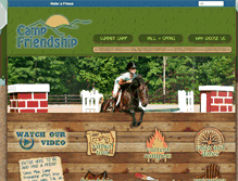 Tablet Screenshot of campfriendship.com